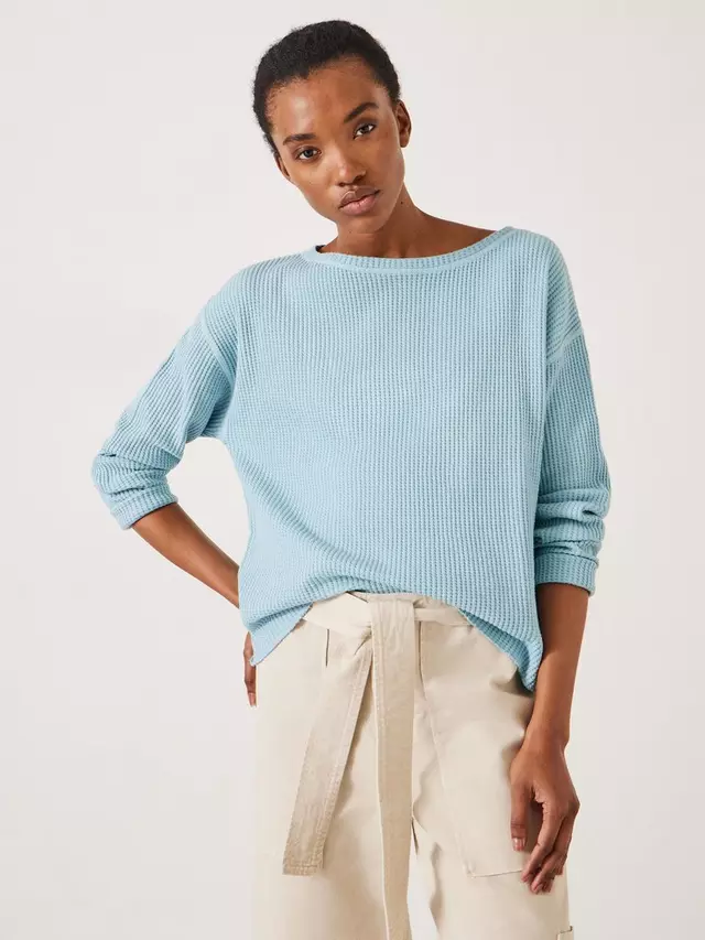 

Топ HUSH Faye Textured Waffle, цвет dusty/blue