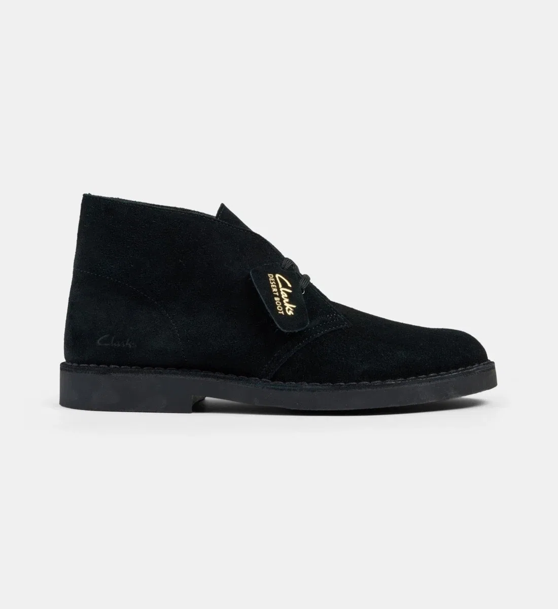 Замшевые ботинки Desert Clarks, черный
