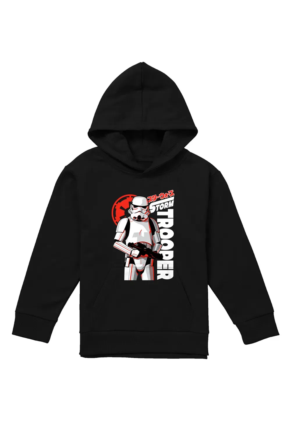Детский худи Disney Star Wars Stormtrooper Manga, черный — фото 4