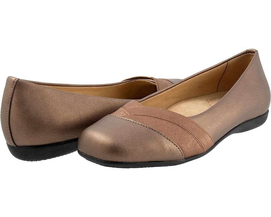 Туфли на плоской подошве Trotters Stella, бронзовый