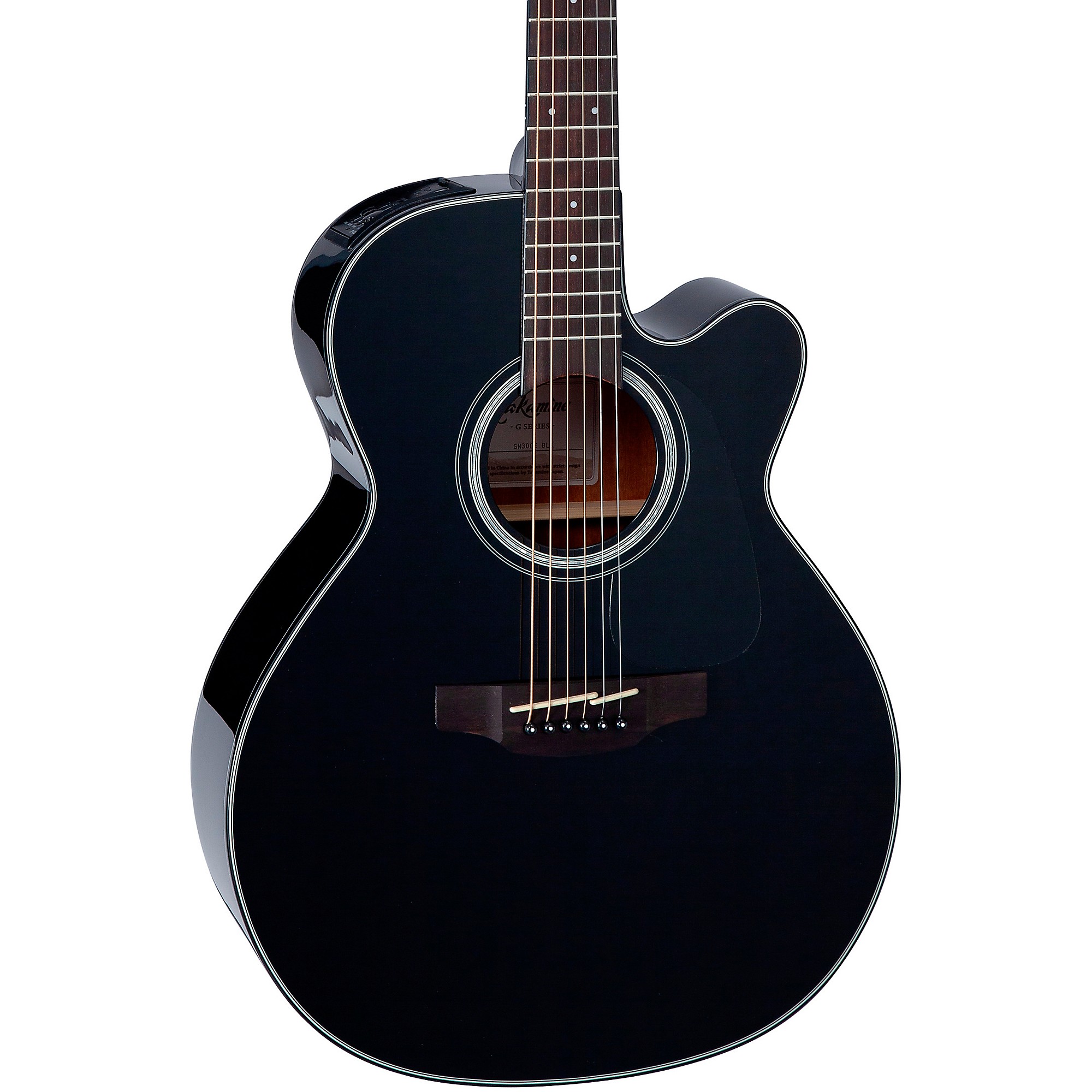 

Акустически-электрическая гитара Takamine G Series GN30CE NEX Cutaway, черный глянцевый цвет