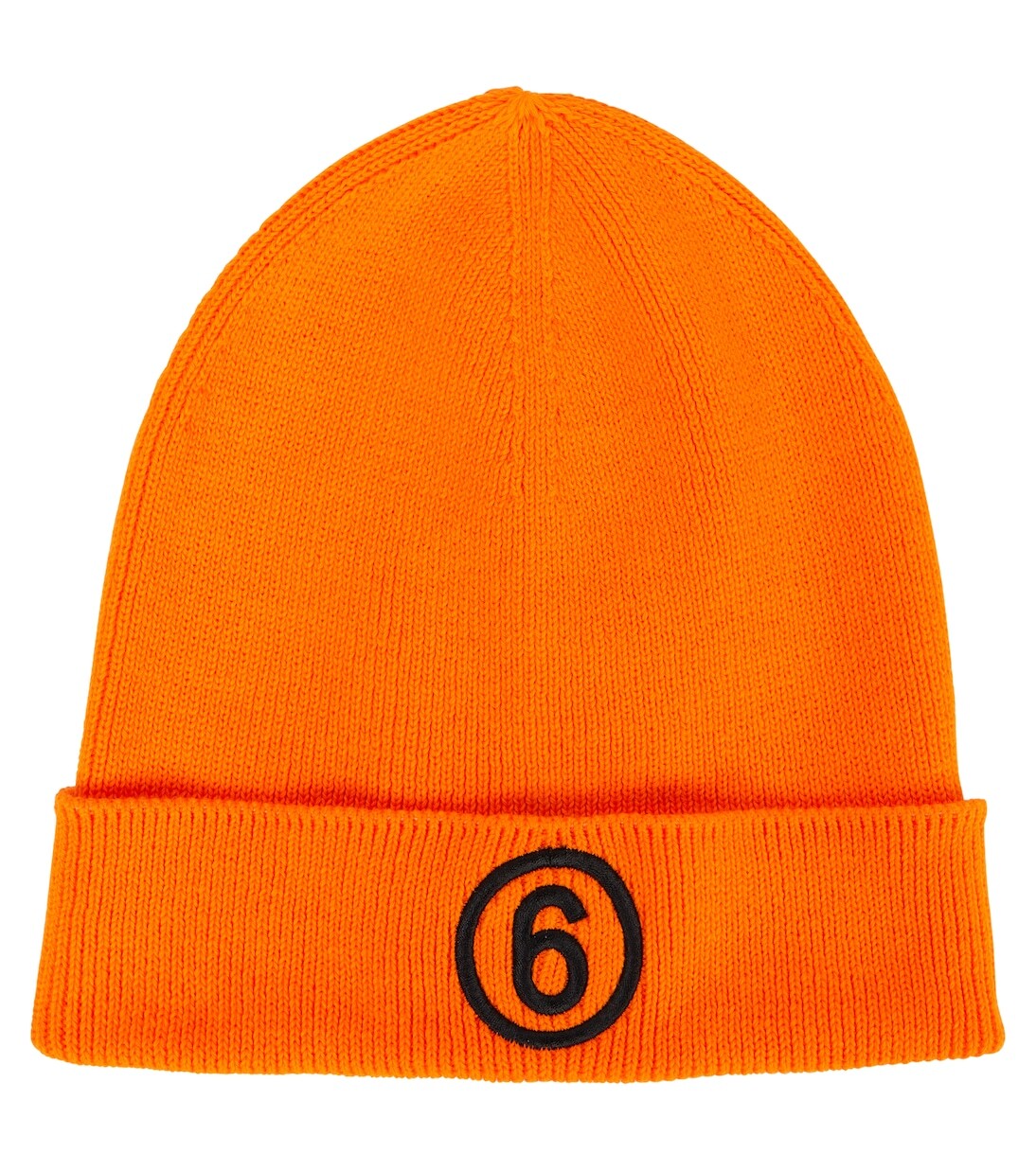 

Хлопковая шапочка с логотипом MM6 Maison Margiela Kids, Bright Orange