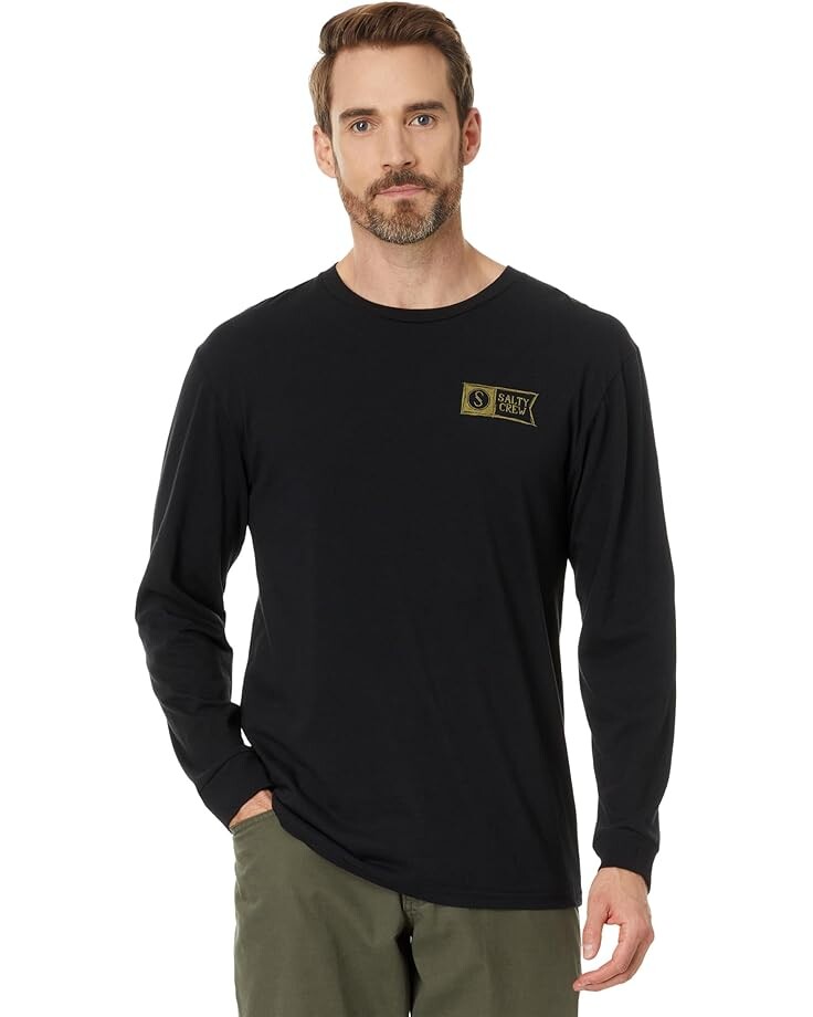 

Лонгслив Salty Crew Sketchy Alpha Premium Long Sleeve Tee, черный