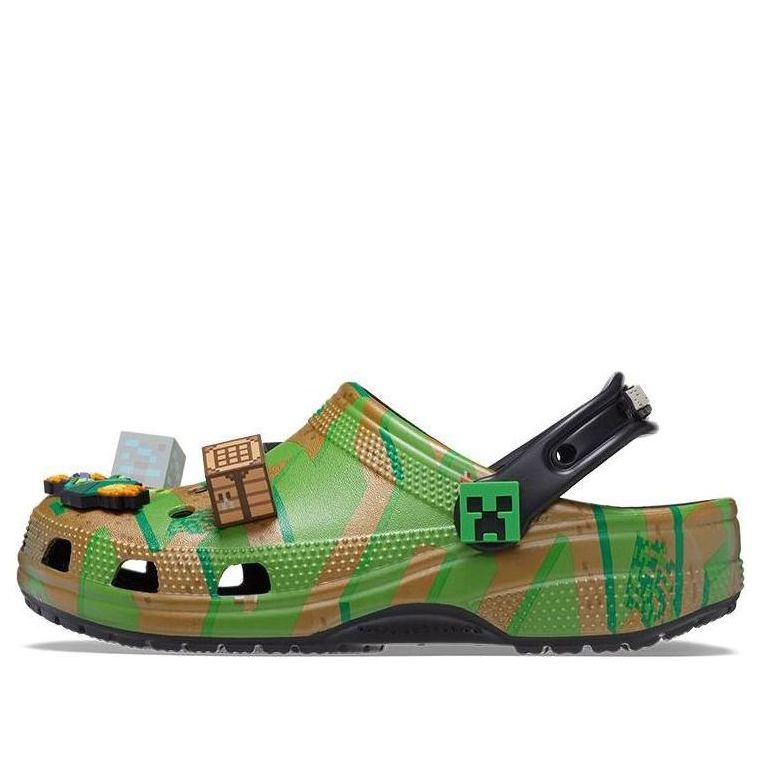 

Сандалии Crocs Mincraft Classic Clog Zoccoli, зеленый