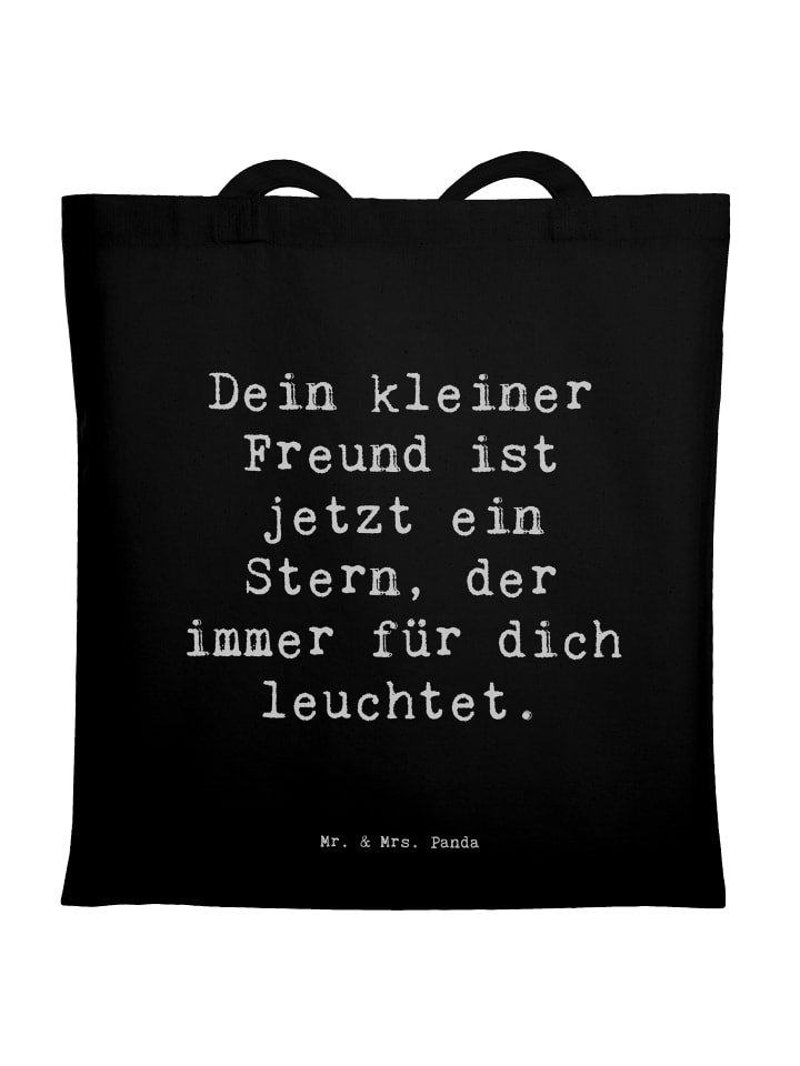 

Mr. & Mrs. Panda Сумка с надписью о том, как справиться с потерей питомца... черного цвета