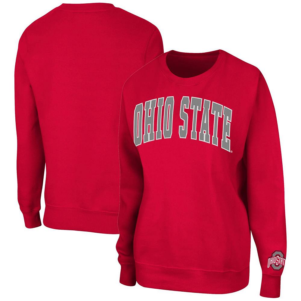 

Женский пуловер Colosseum Scarlet Ohio State Buckeyes Campanile свитшот, цвет Osu Red