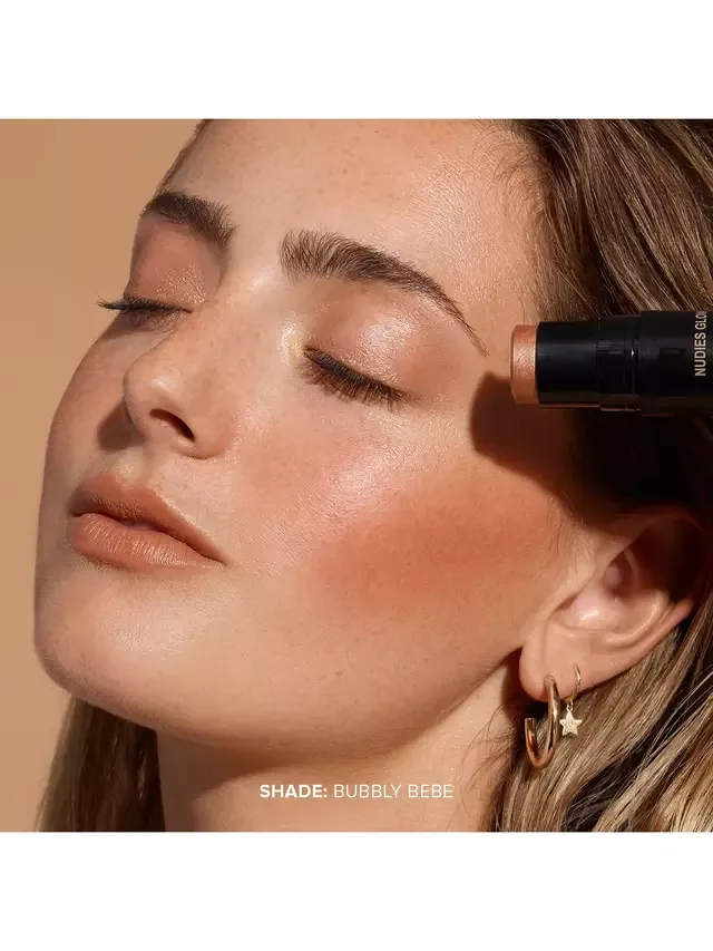 Хайлайтер Nudies All-Over Face Colour Glow Nudestix, Bubbly Bebe — фото 2