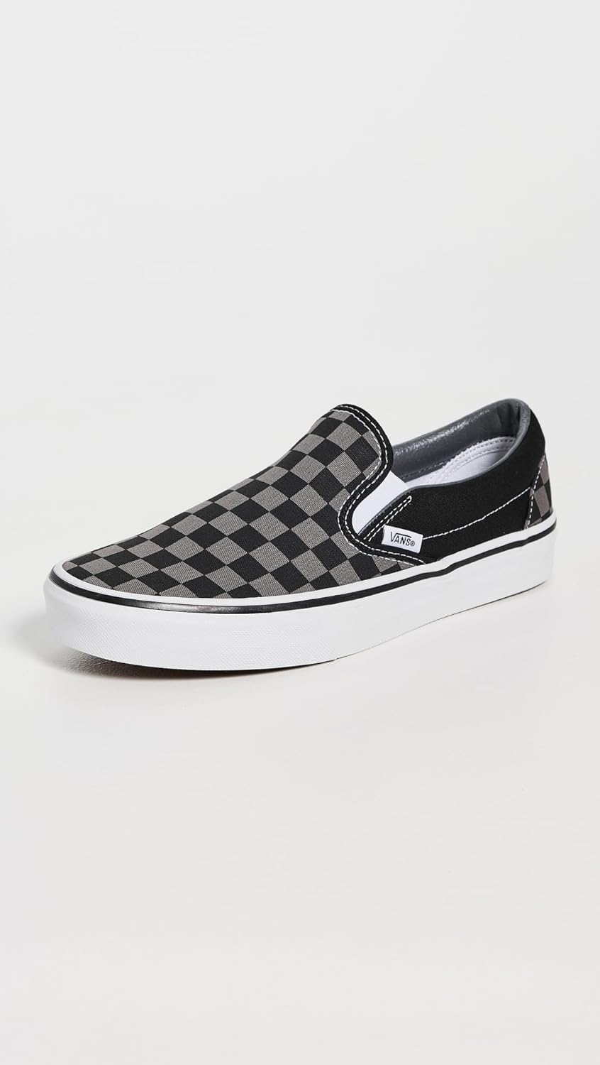 Vans мужские кроссовки, Black Pewter Checkerboard, 6 us, Black/Pewter Grey/Checkerboard — фото 2