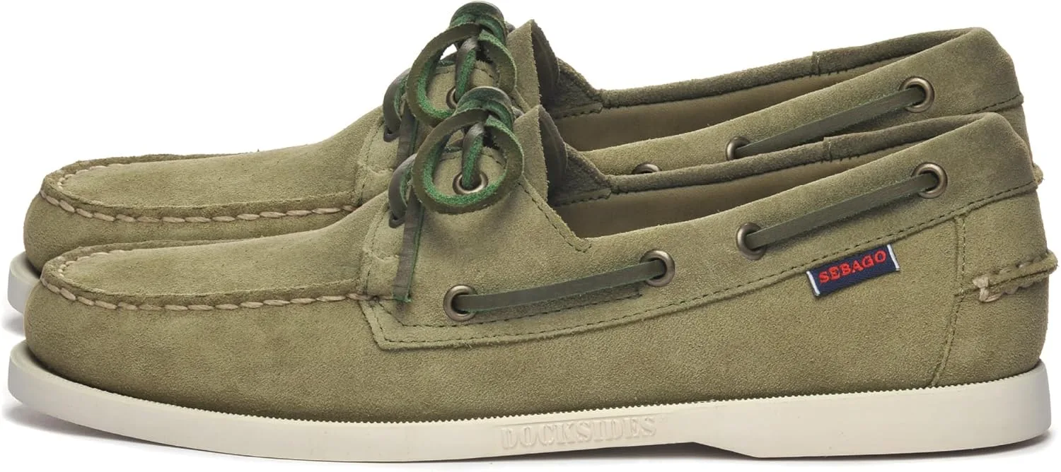 Мужские лоферы Sebago Portland Flesh Out, зеленый/коричневый