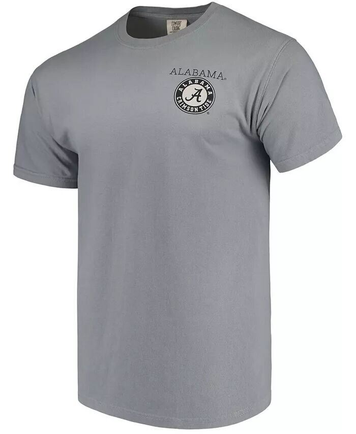 

Мужская серая футболка Alabama Crimson Tide Comfort Colors Campus Scenery Image One