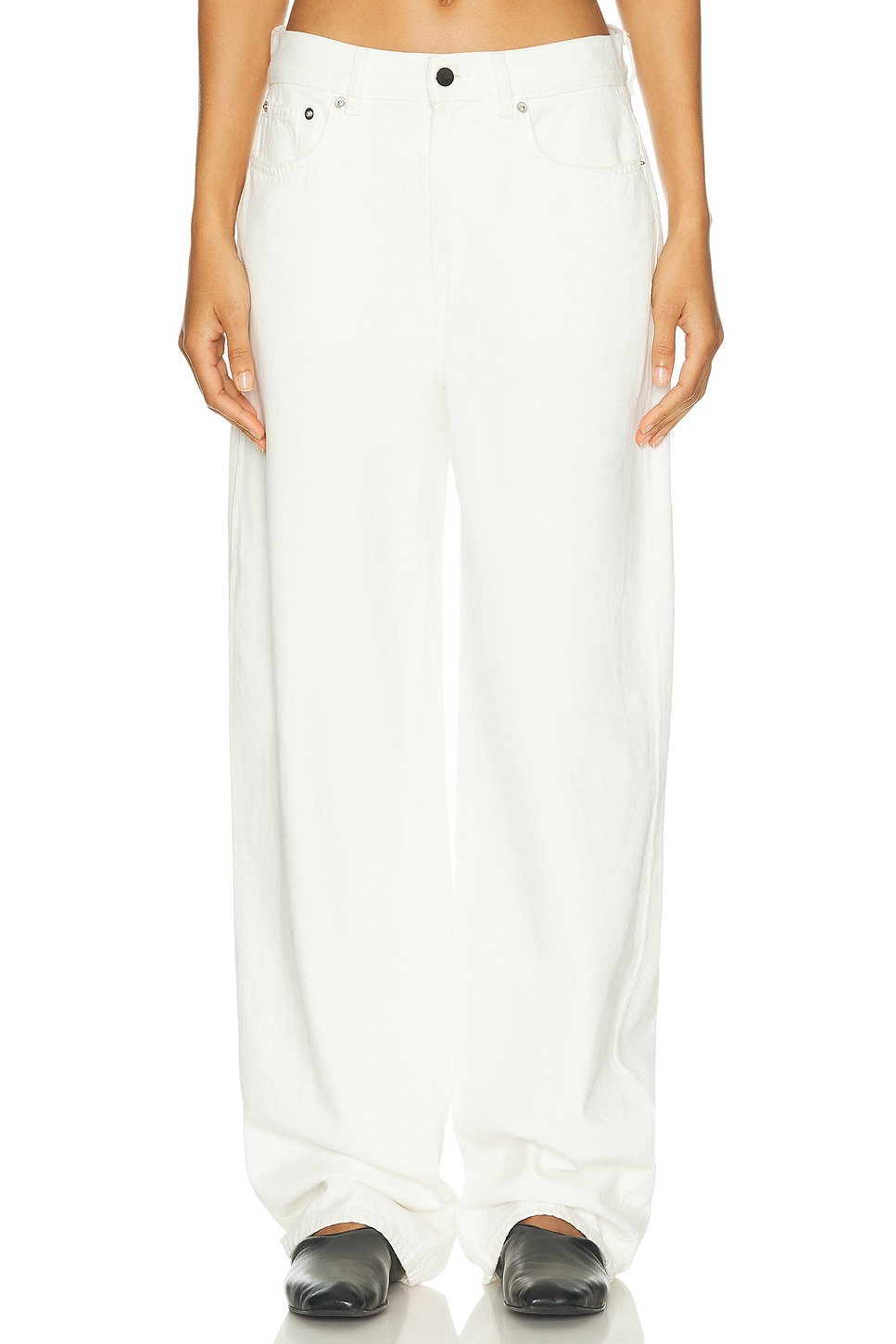 

Джинсы Samur с прямыми штанинами Loulou De Saison, Ivory