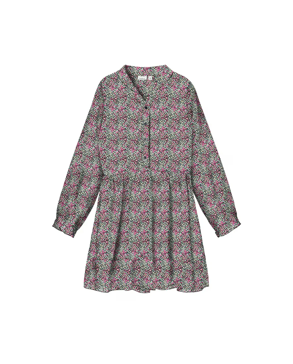 

Девушка платье name it, цвет Fucsia