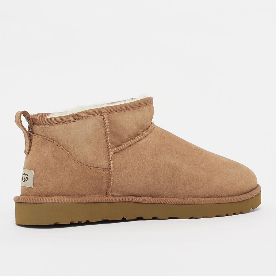 Мужские ботинки UGG утепленные короткие, бежевый — фото 3