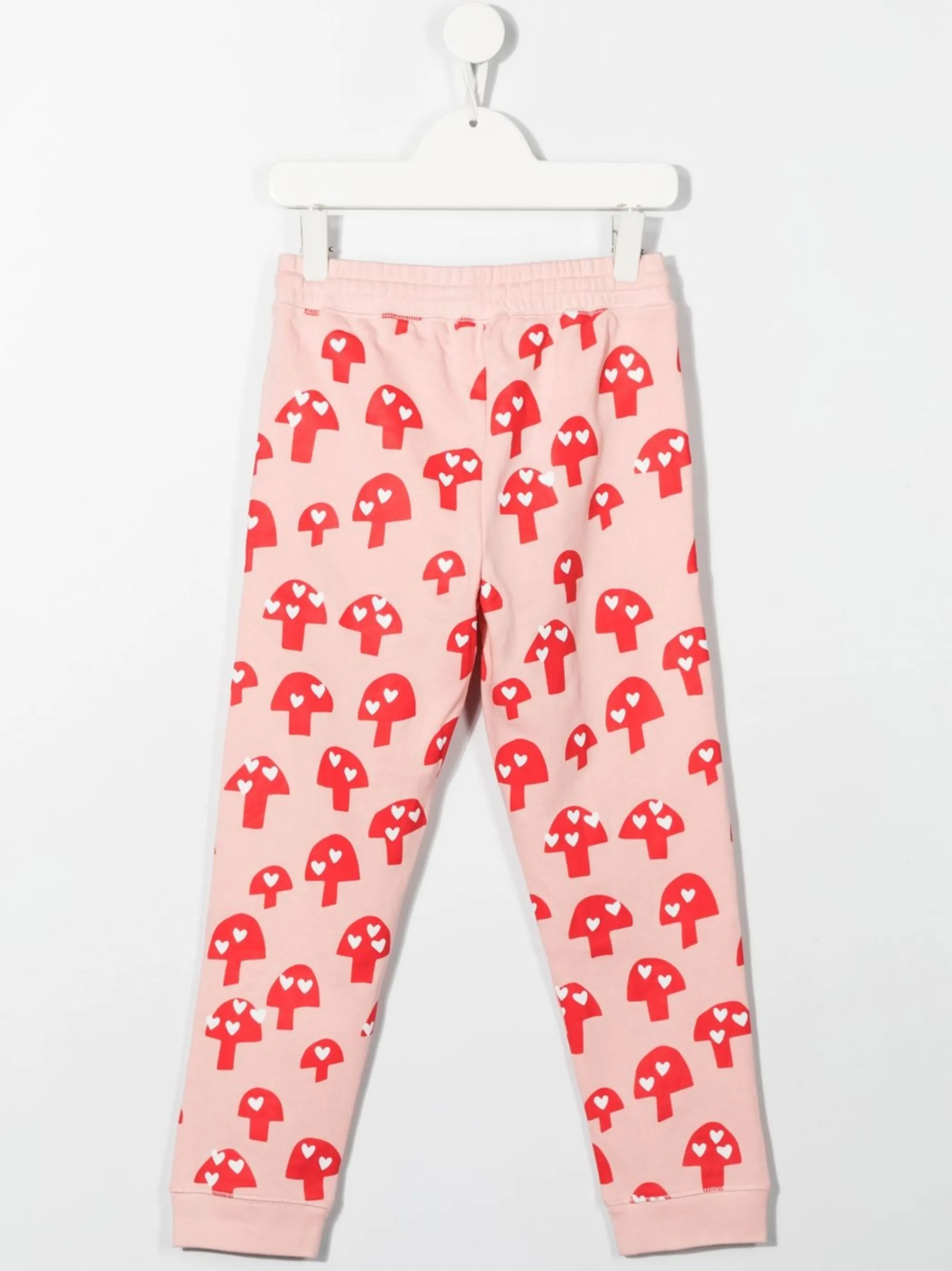 Джогеры с принтом Mushroom Stella Mccartney Kids, розовый — фото 2