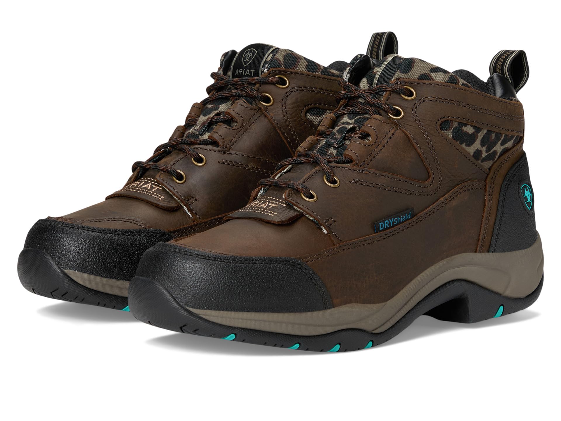 Кроссовки женские Ariat Terrain водонепроницаемые на шнуровке, коричневый