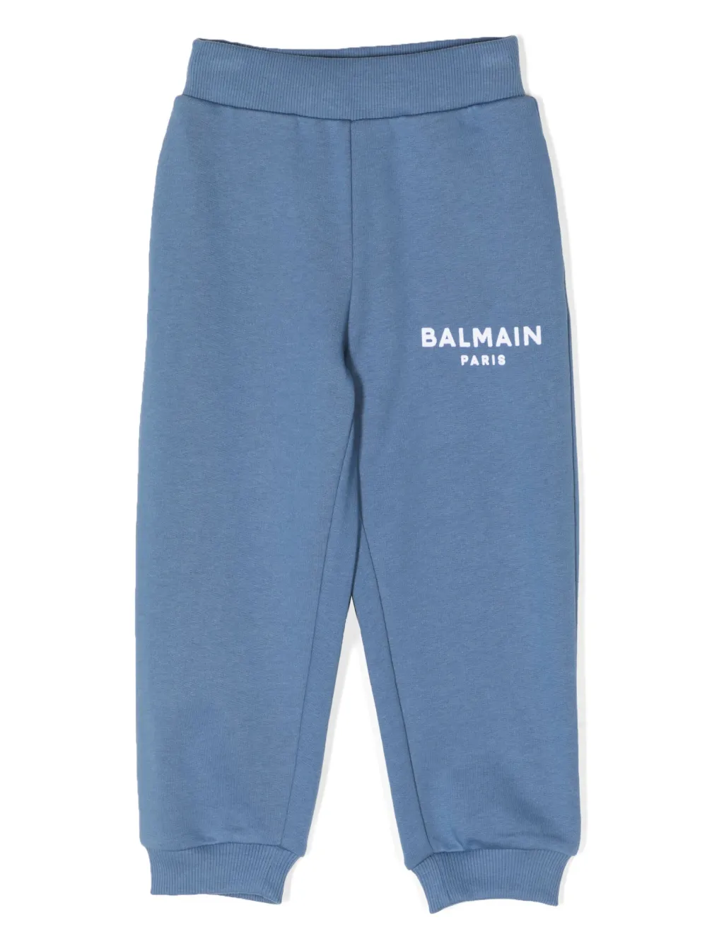 

Спортивные брюки с логотипом Balmain Kids, синий
