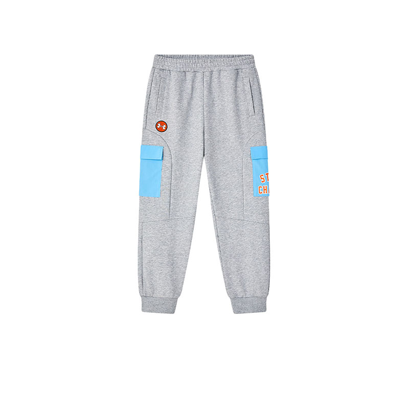 

Подростковые вязаные спортивные штаны Heather Gray Under Armour, черный