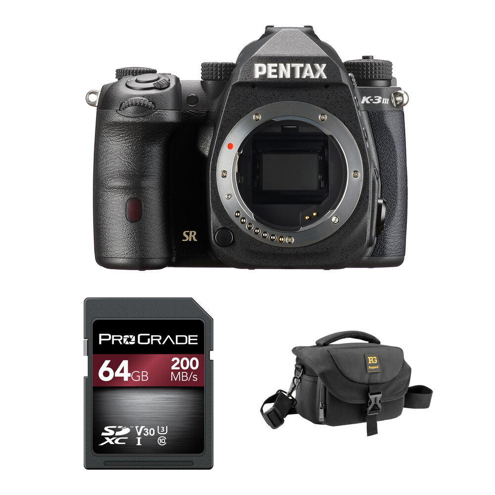 

Зеркальная камера Pentax K-3 Mark III DSLR Camera Body with Accessories Kit