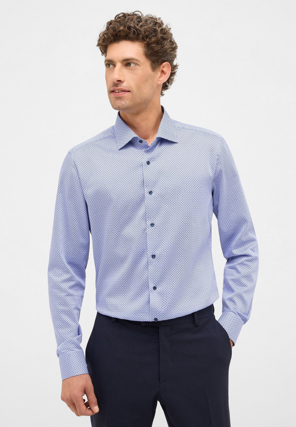 

Рубашка SLIM FIT Eterna, синий