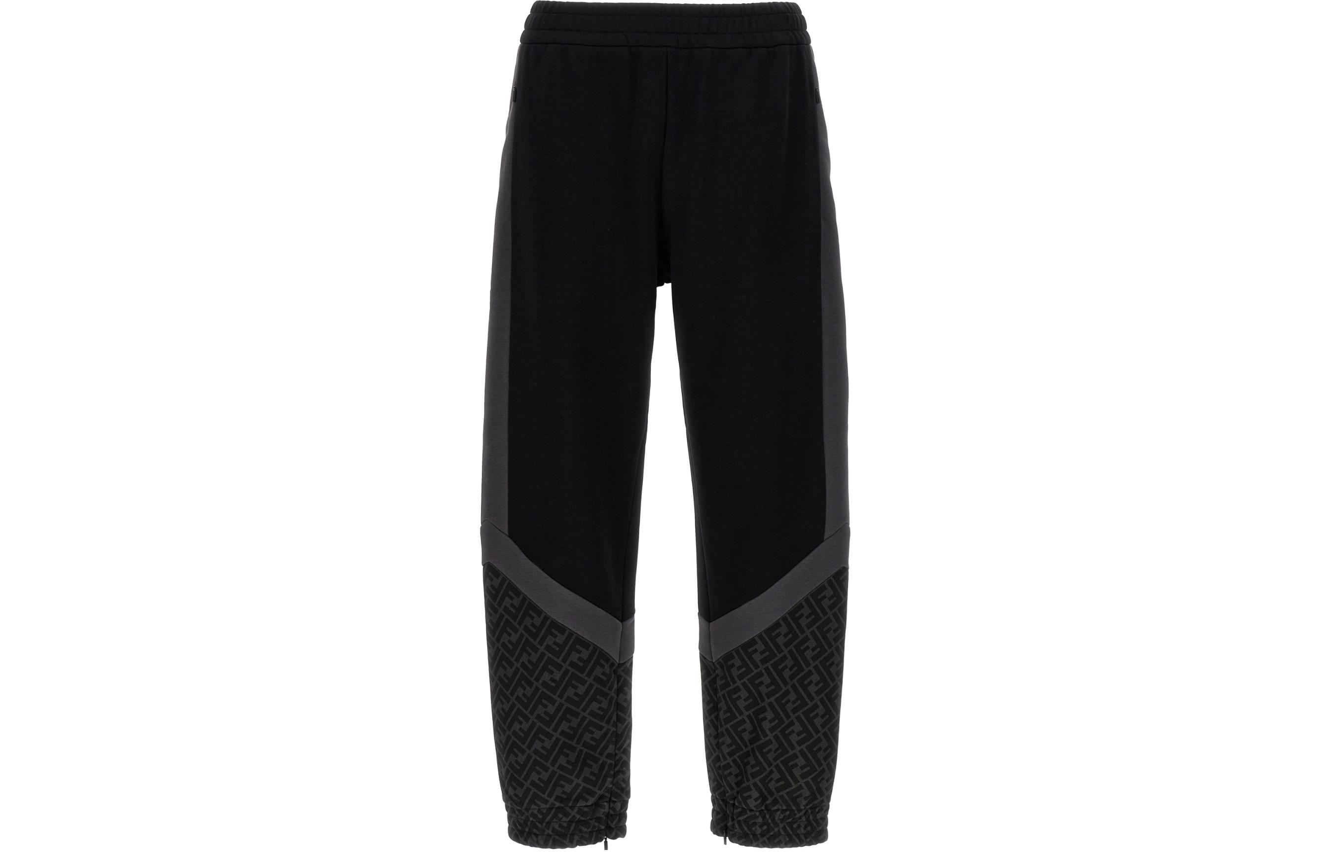 

Тренировочные штаны с принтом FF FENDI, черный
