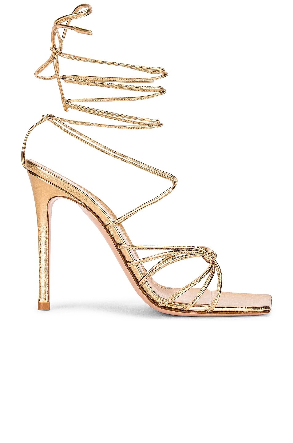 

Туфли Gianvito Rossi Nappa Silk Strappys, цвет Mekong