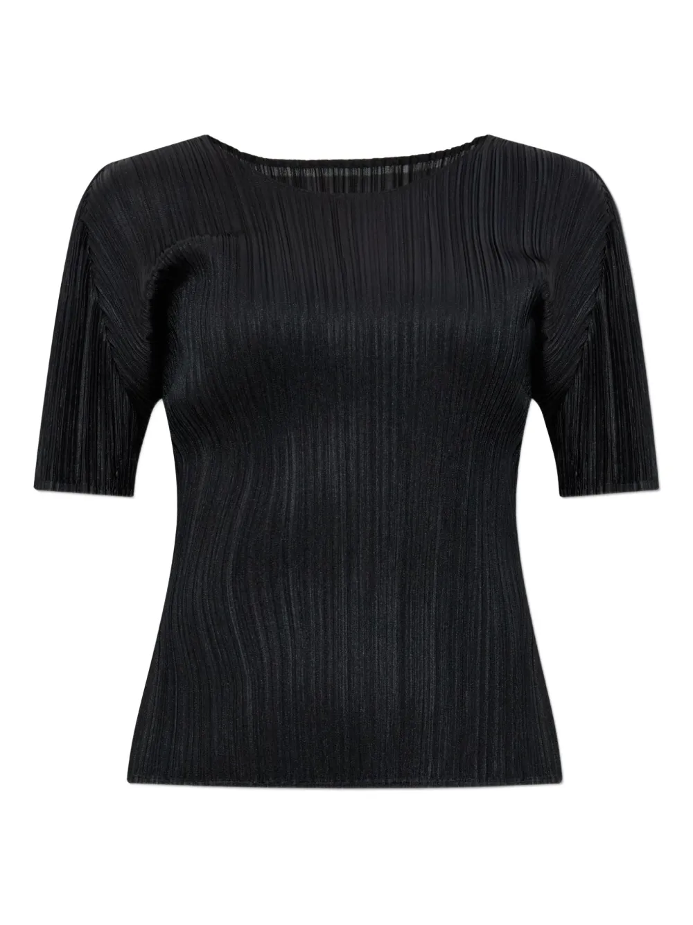 

Плиссированная футболка Pleats Please Issey Miyake, черный