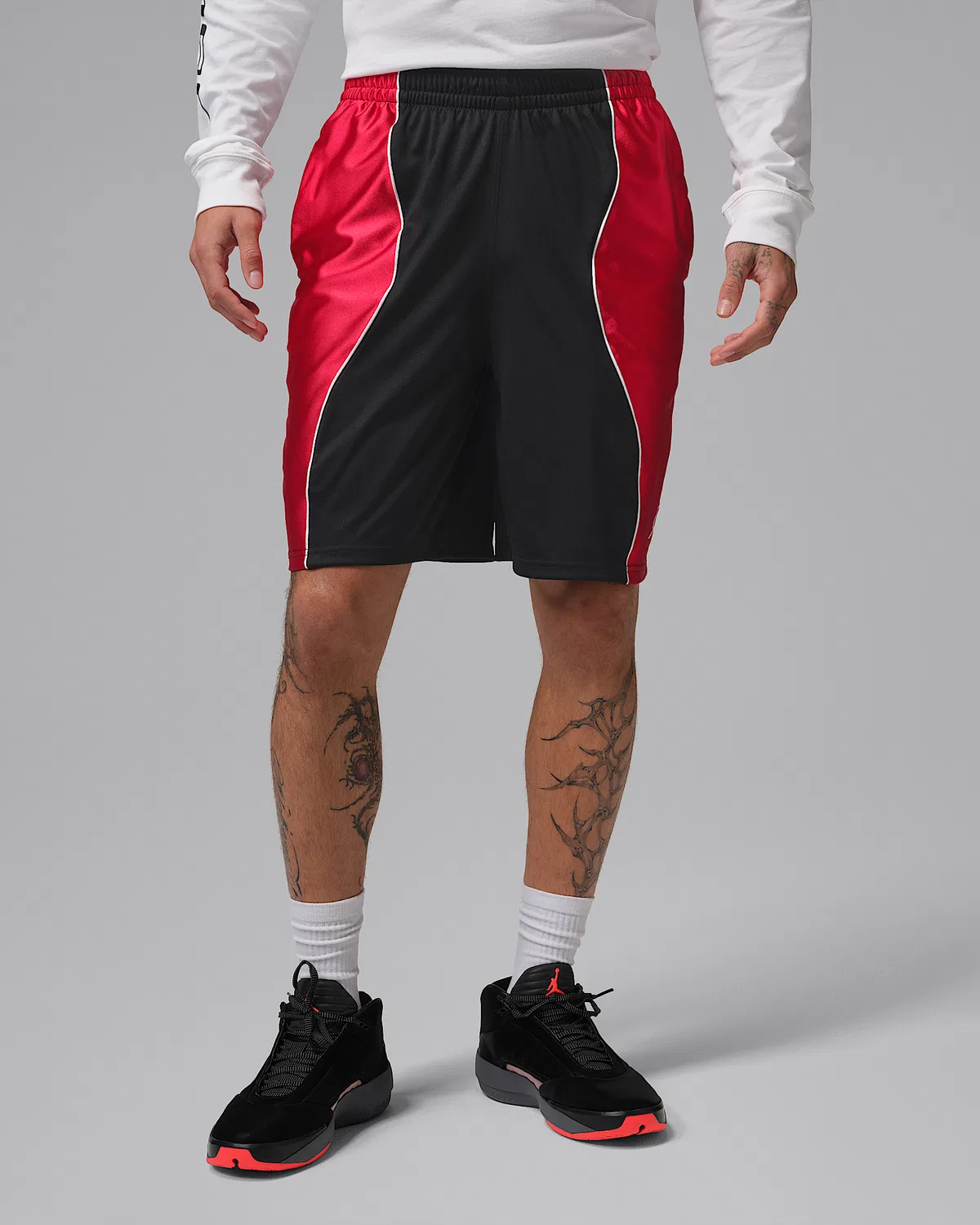 Мужские шорты Dri-FIT Y2K Jordan Sport, Black/White/Gym Red