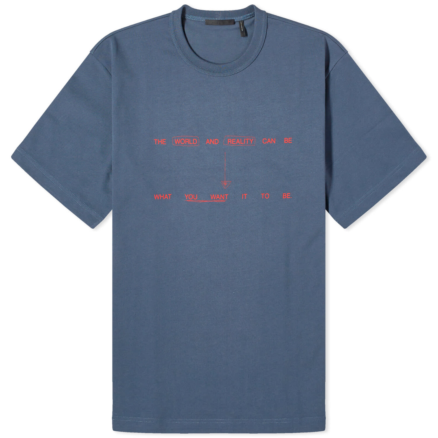

Футболка Helmut Lang Outer Space, цвет Prussian Blue