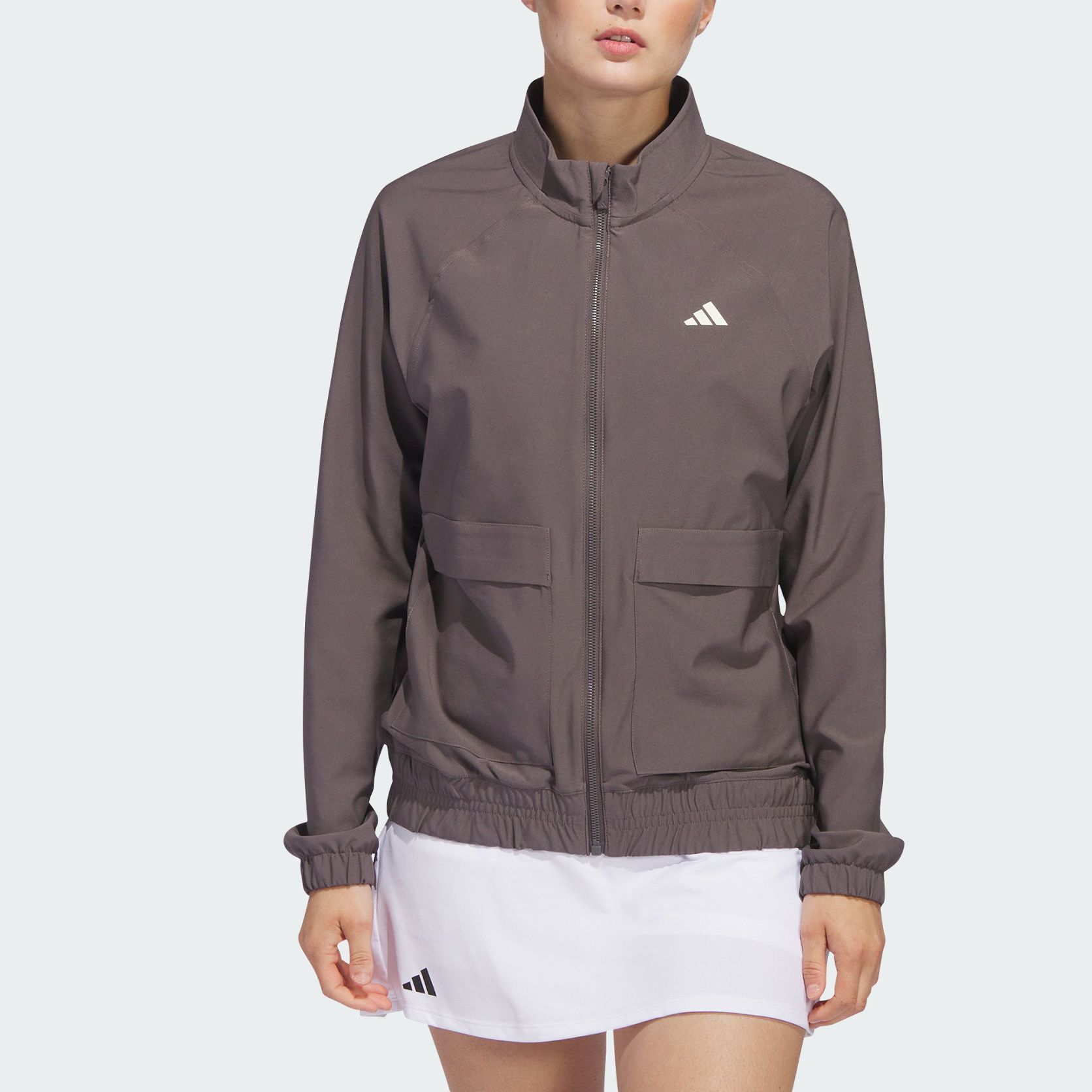 Adidas ULTIMATE365 Женская куртка новинка антрацитового цвета, Charcoal Gray — фото 4