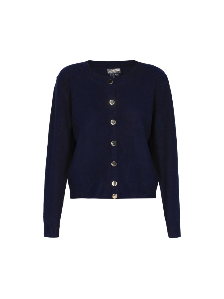 

DreiMaster Женский кардиган темно-синего цвета