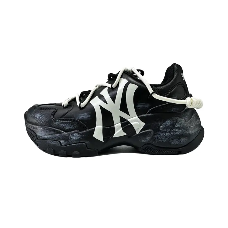 

Кроссовки MLB Big Ball Chunky Chunky Sneakers Unisex Low-top Black/White, черный/белый