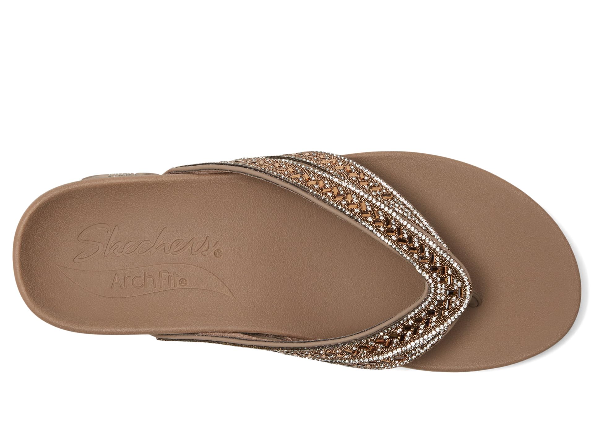 Сандалии SKECHERS Arch Fit Meditation - True Gem, Mocha — фото 2