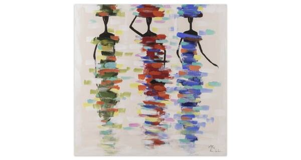 

Акриловая картина ручной работы KUNSTLOFT Calm Journey цвет beige/multicolor