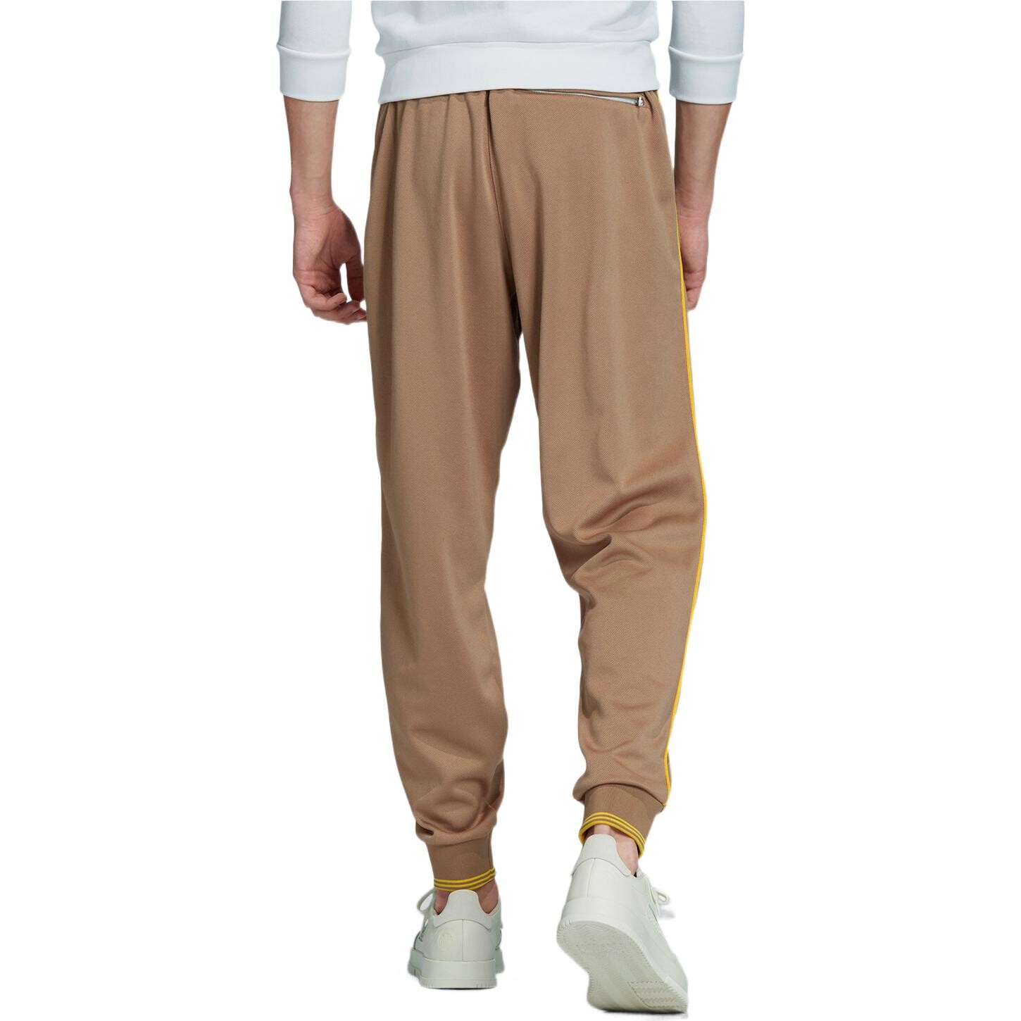 SAMSTAG Трикотажные спортивные штаны Мужские Светло-коричневые Adidas Originals, коричневый — фото 3