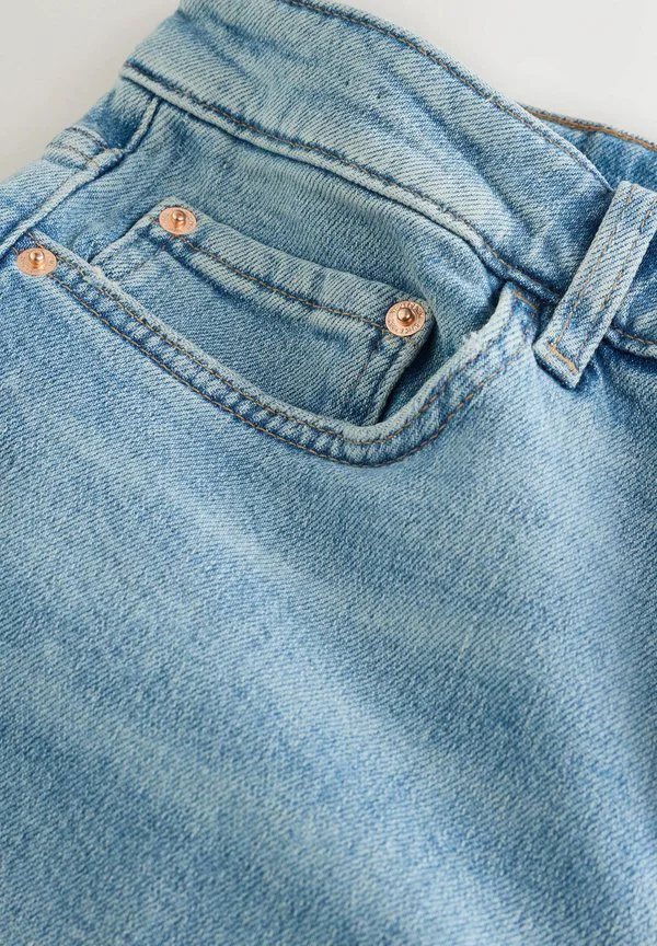 Эластичные джинсы свободного кроя в стиле бойфренд Next, Mid Blue Denim — фото 3