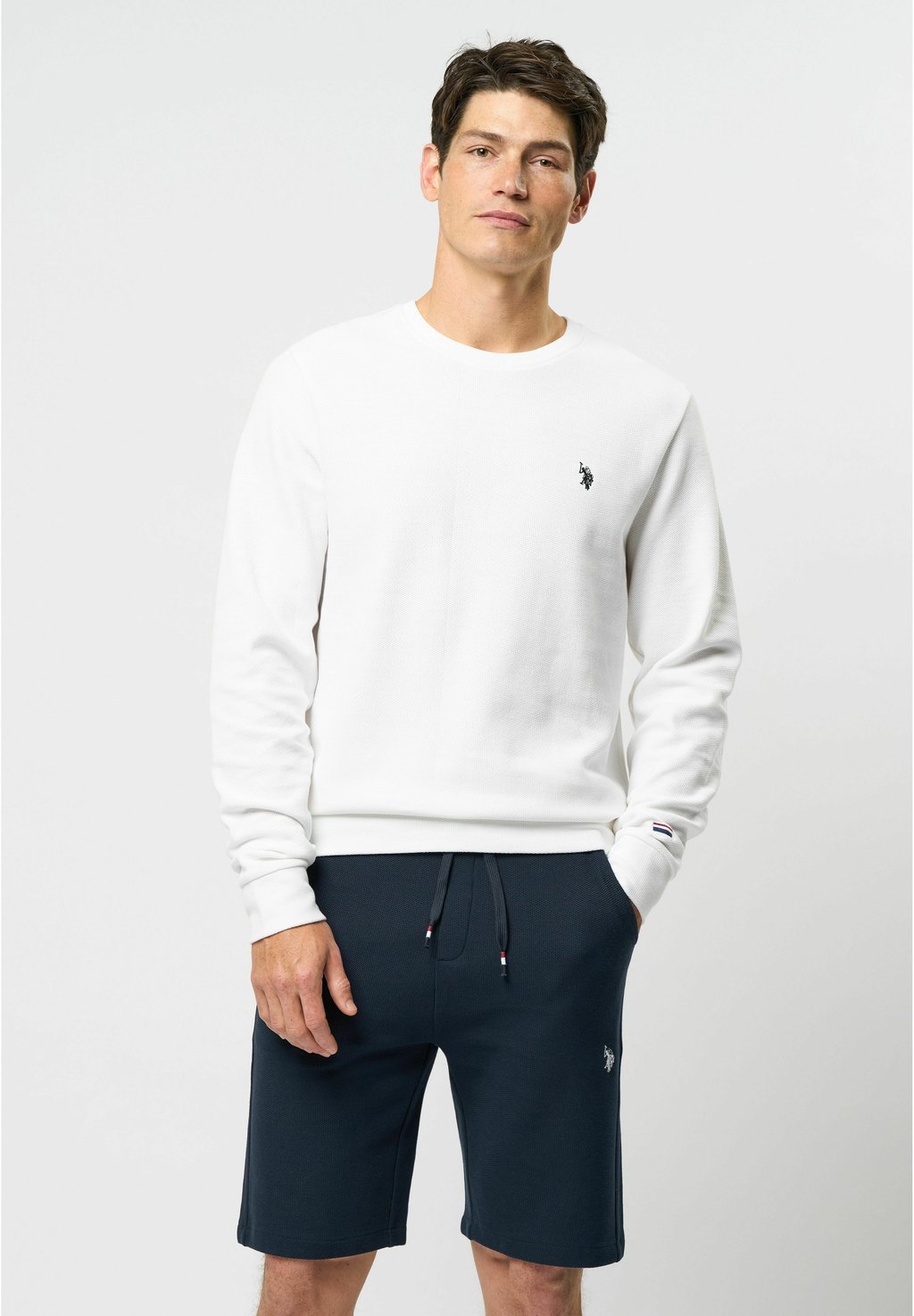 

Джемпер MALO U.S. Polo Assn., белый