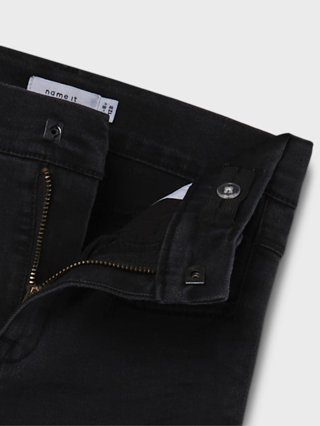 Мешковатые джинсы Nkfrose Wide Name it, цвет black denim — фото 4