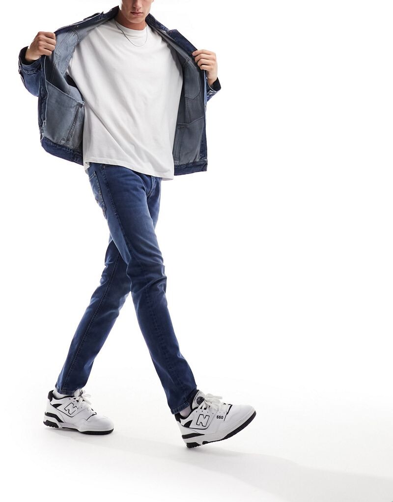 

Голубые узкие джинсы Jack & Jones glenn