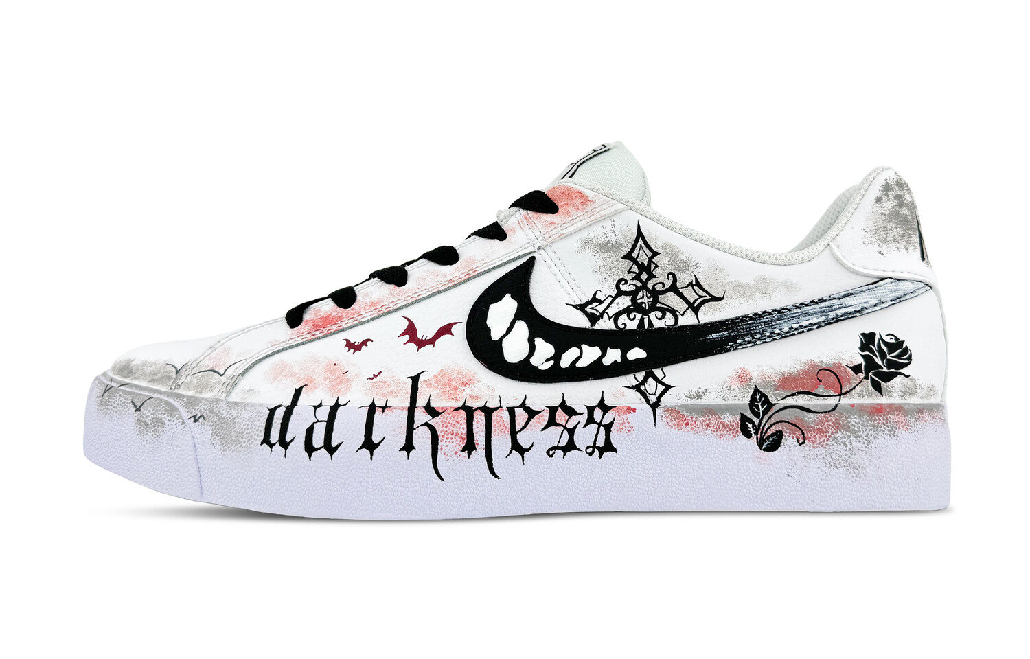 

Кроссовки Nike Court Royale Skateboarding Shoes Unisex Low-top Black/Red, черный