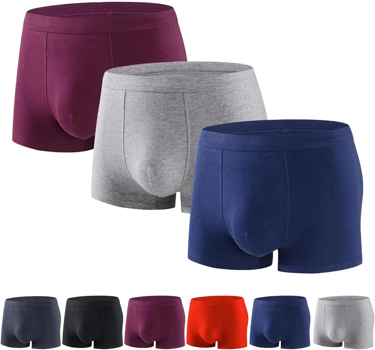 Трусы боксеры, хлопковые, 3pcs-k