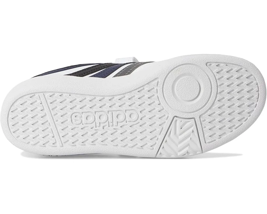 Кроссовки Adidas Kids Hoops 4.0 Shoes (Little Kid), White/Black/Shadow Navy — фото 3
