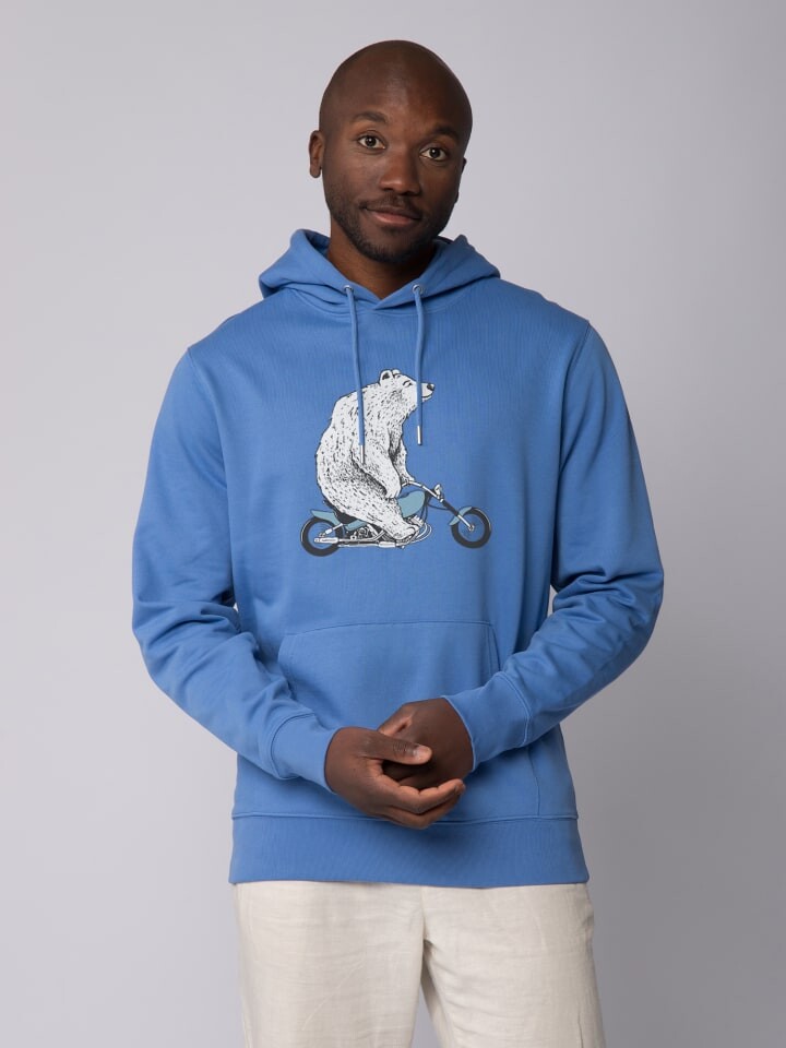 

Толстовка wat Apparel Sweatshirt Bär auf Bike, цвет Bright Blue