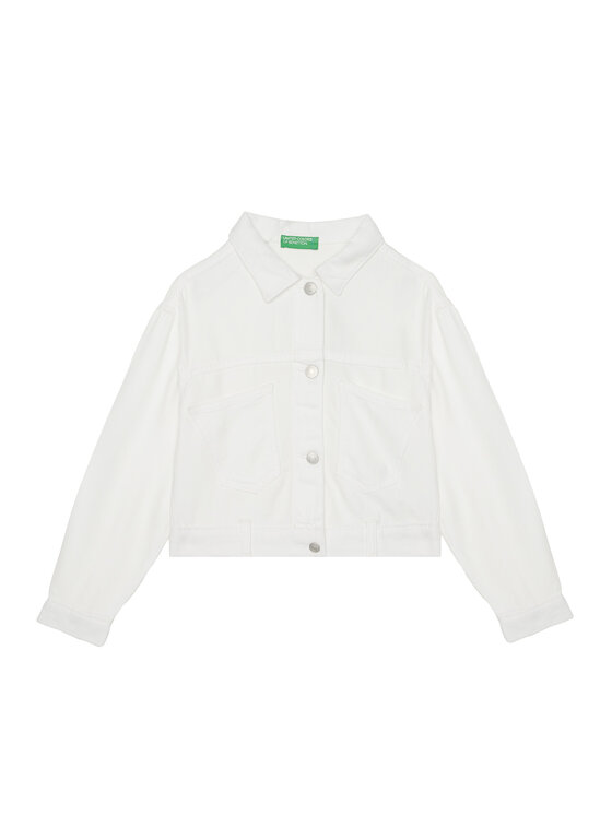 

Переходная куртка стандартного кроя 21AQCN060 United Colors Of Benetton, белый