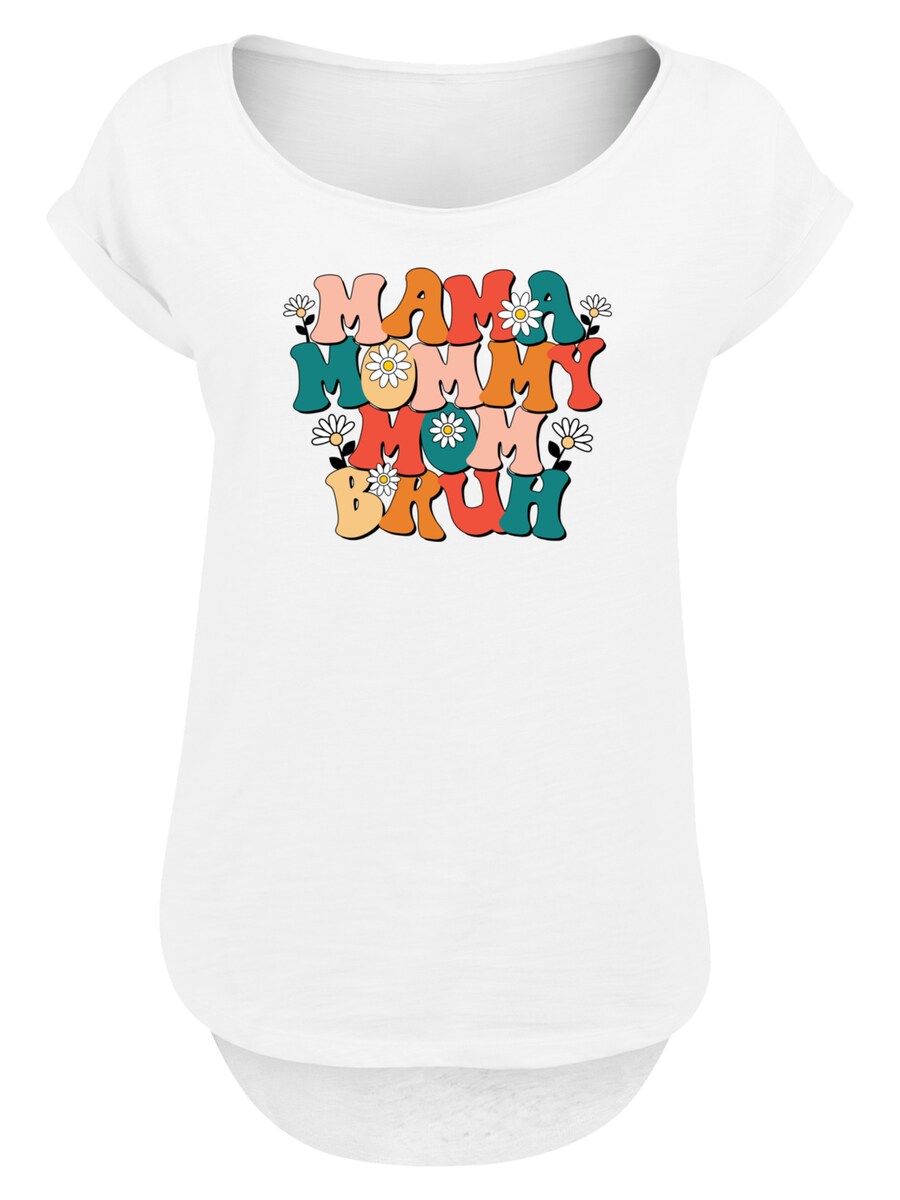 

Рубашка F4NT4STIC Mothers Day Floral Accent Mom Life Humor Trendy Aesthetic, белый