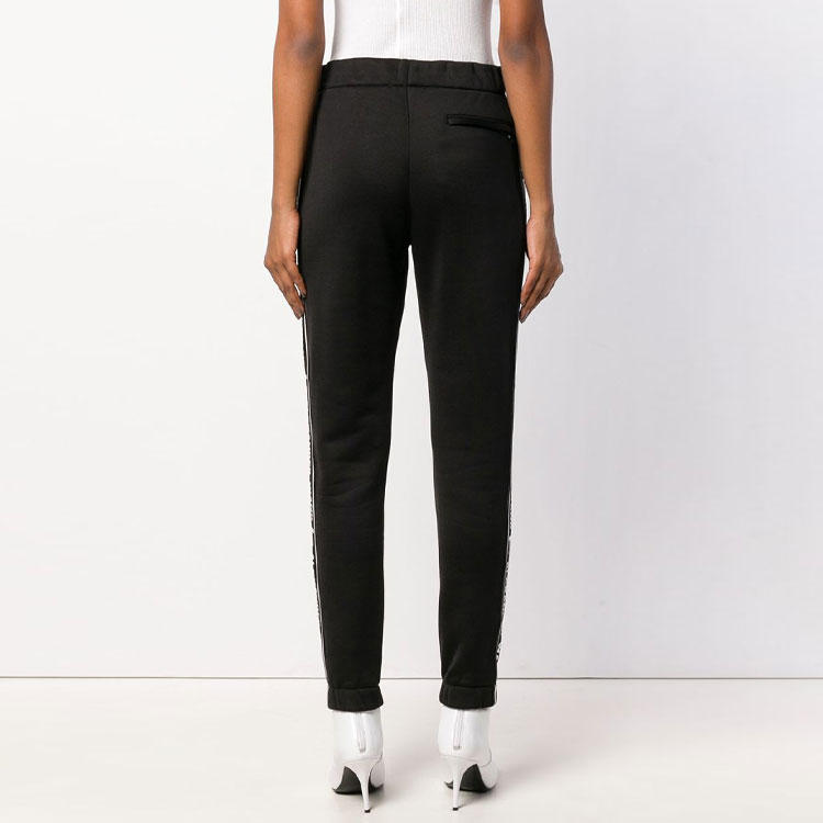 Вязаные спортивные штаны женские черные Alexander Wang — фото 4