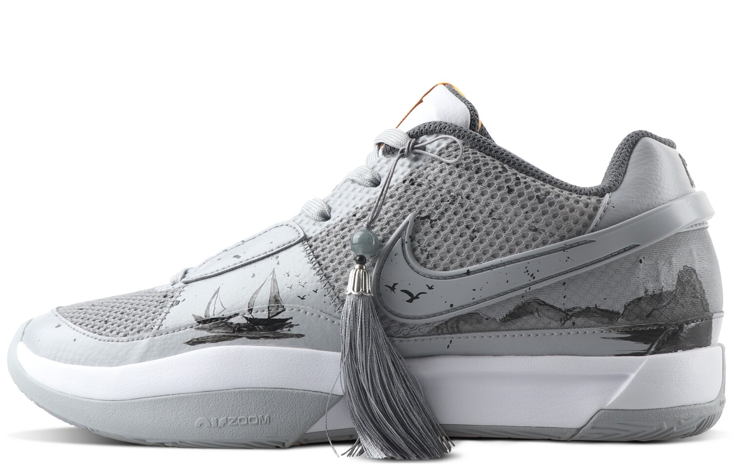 

Баскетбольные кроссовки Nike Ja 1 унисекс, White/Gray