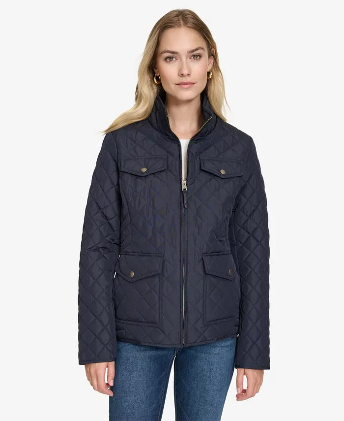 

Женская стеганая куртка однотонная Nautica Jeans, синий