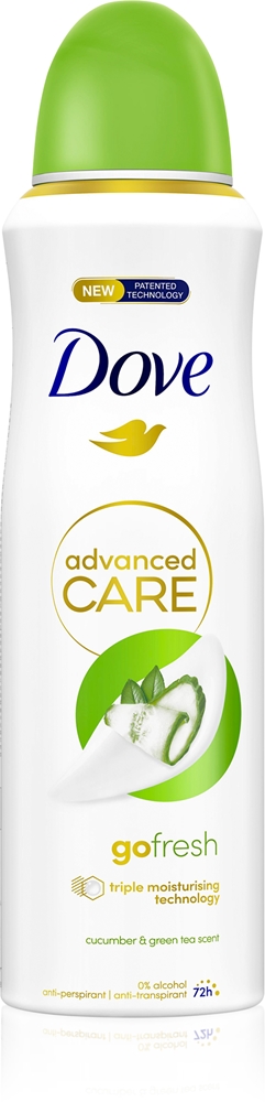 

Антиперспирант-Спрей Advanced Care Go Fresh, действие которого длится 72 часа. Dove, 200 мл