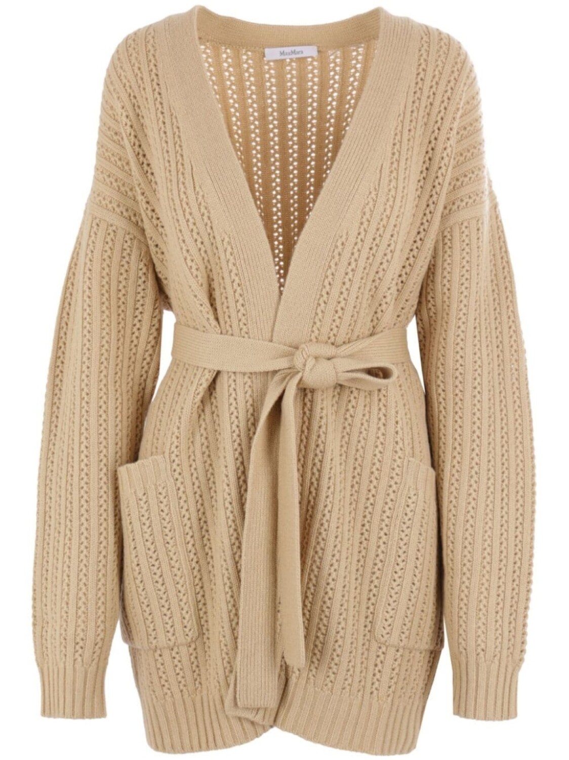 

Max Mara кардиган Balzac с открытым передом, нейтральный цвет