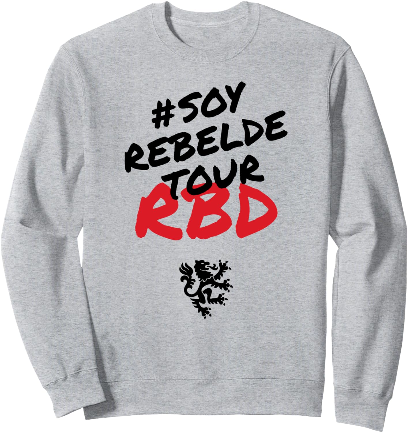 

Толстовка Rebelde Concert RBD Rebelde Tour 2023, серая Rebelde Rbd